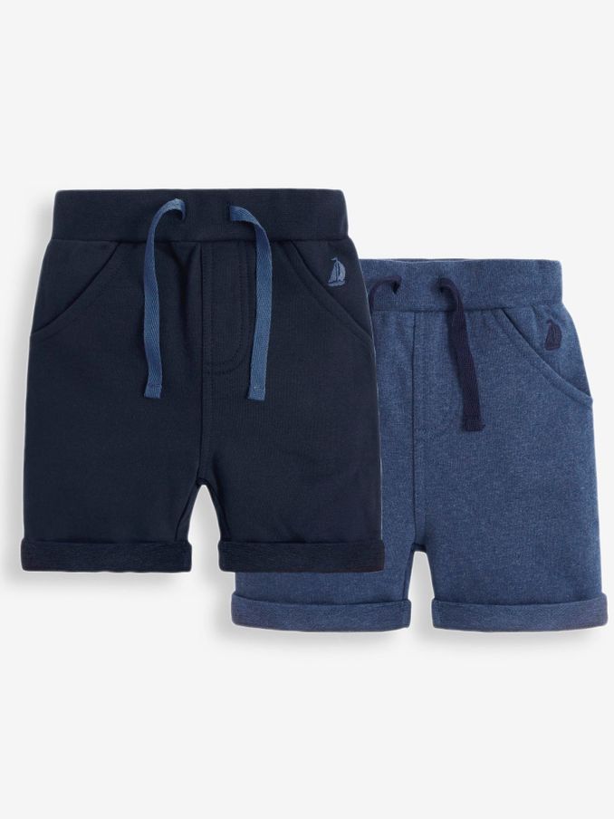 Navy Blue 2-Pack Jogger Shorts (854327) | £18 - £20