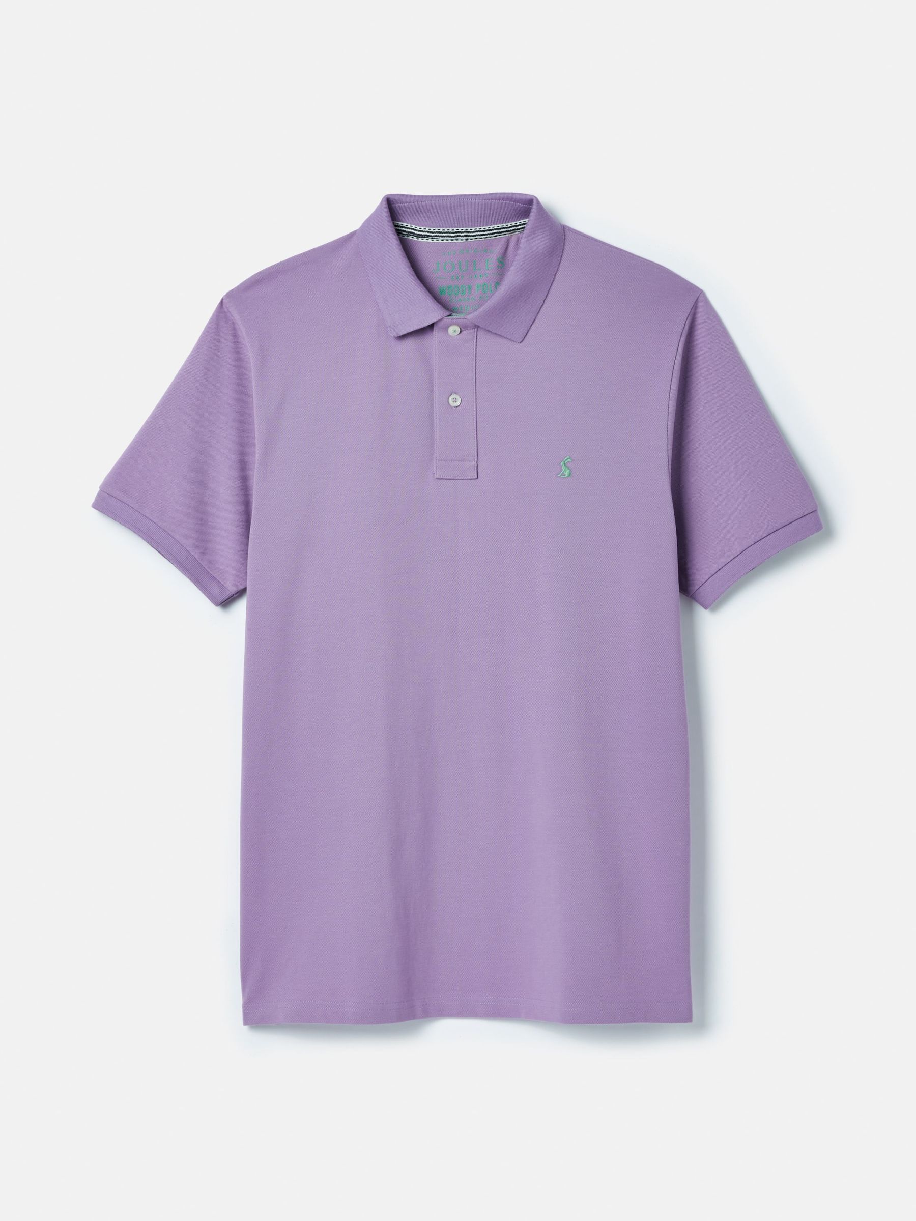 Woody Purple Regular Fit Cotton Pique Polo Shirt