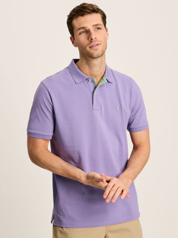 Woody Purple Regular Fit Cotton Pique Polo Shirt (858231) | £20