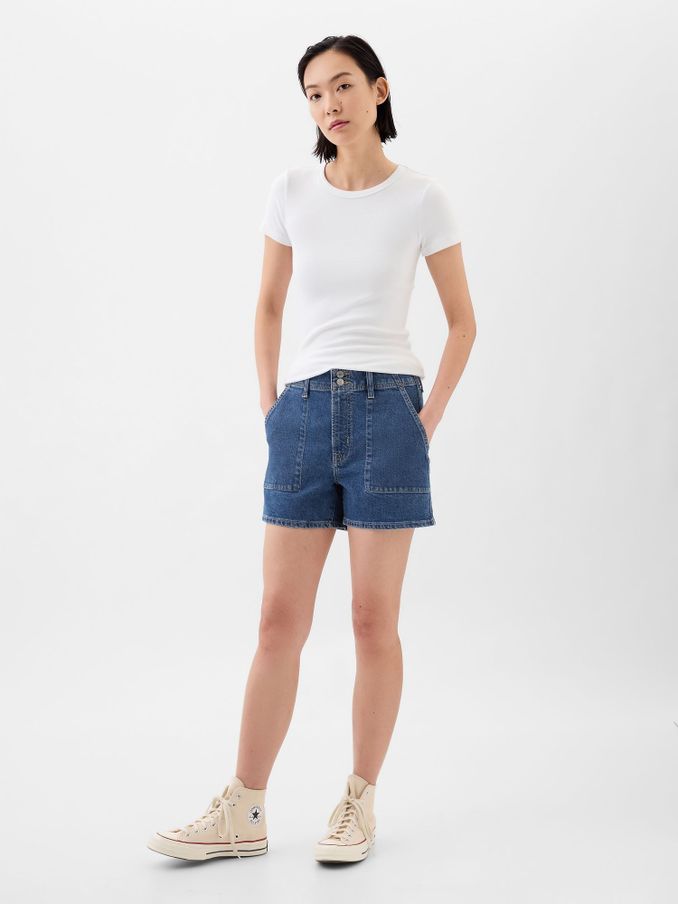 Blue 4" Denim Shorts (860560) | £14