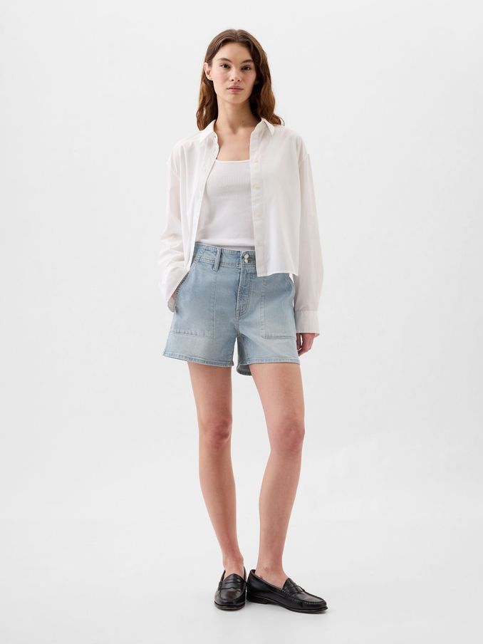 Light Blue 4" Denim Shorts (860649) | £14