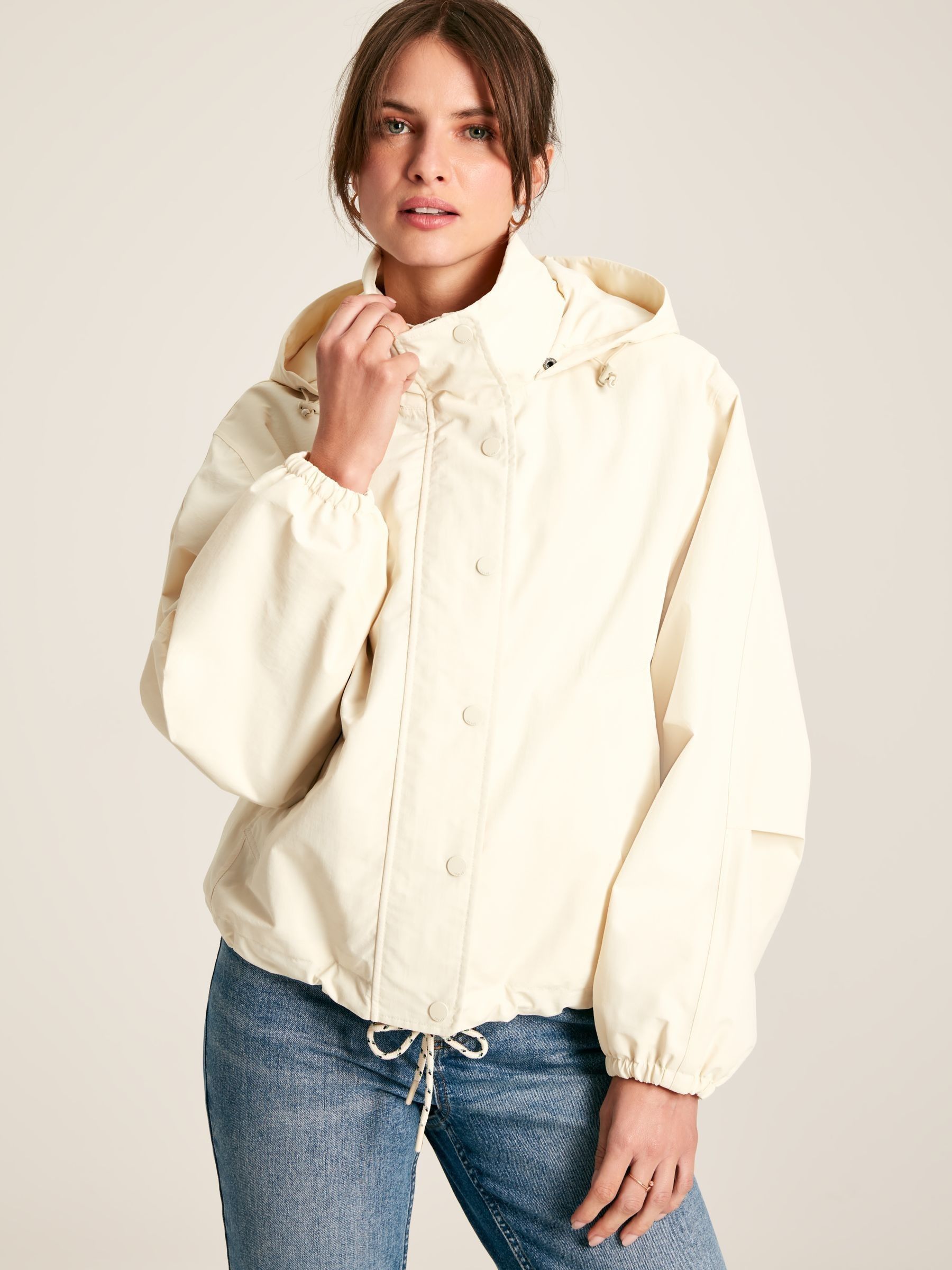 Hove Cream Waterproof Windbreaker Jacket (860770) | £53