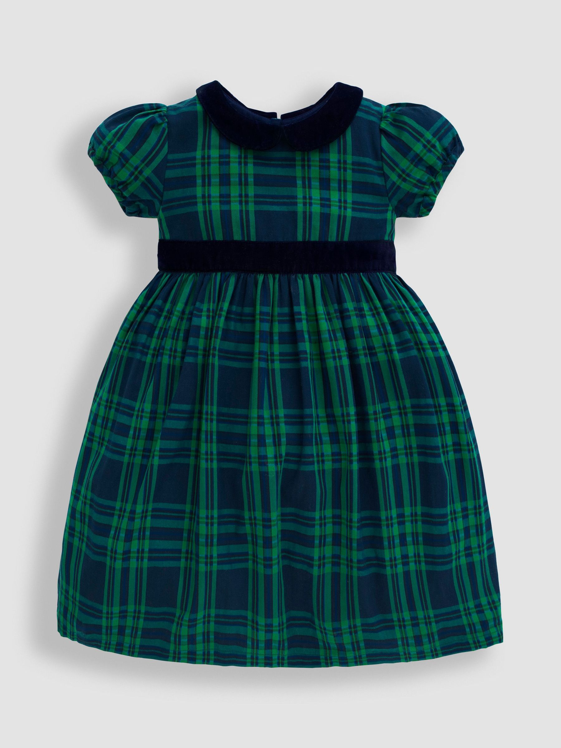 Green Tartan Party Dress (8628Q1) | £28 - £34