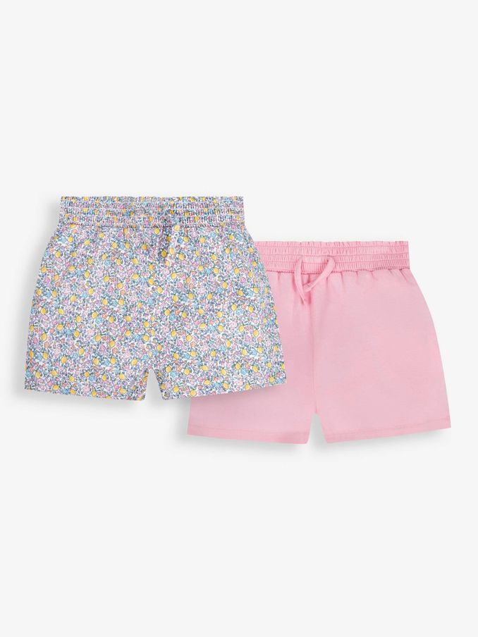 Lemon Ditsy - 2-pack Ditsy Print & Pink Pretty Shorts