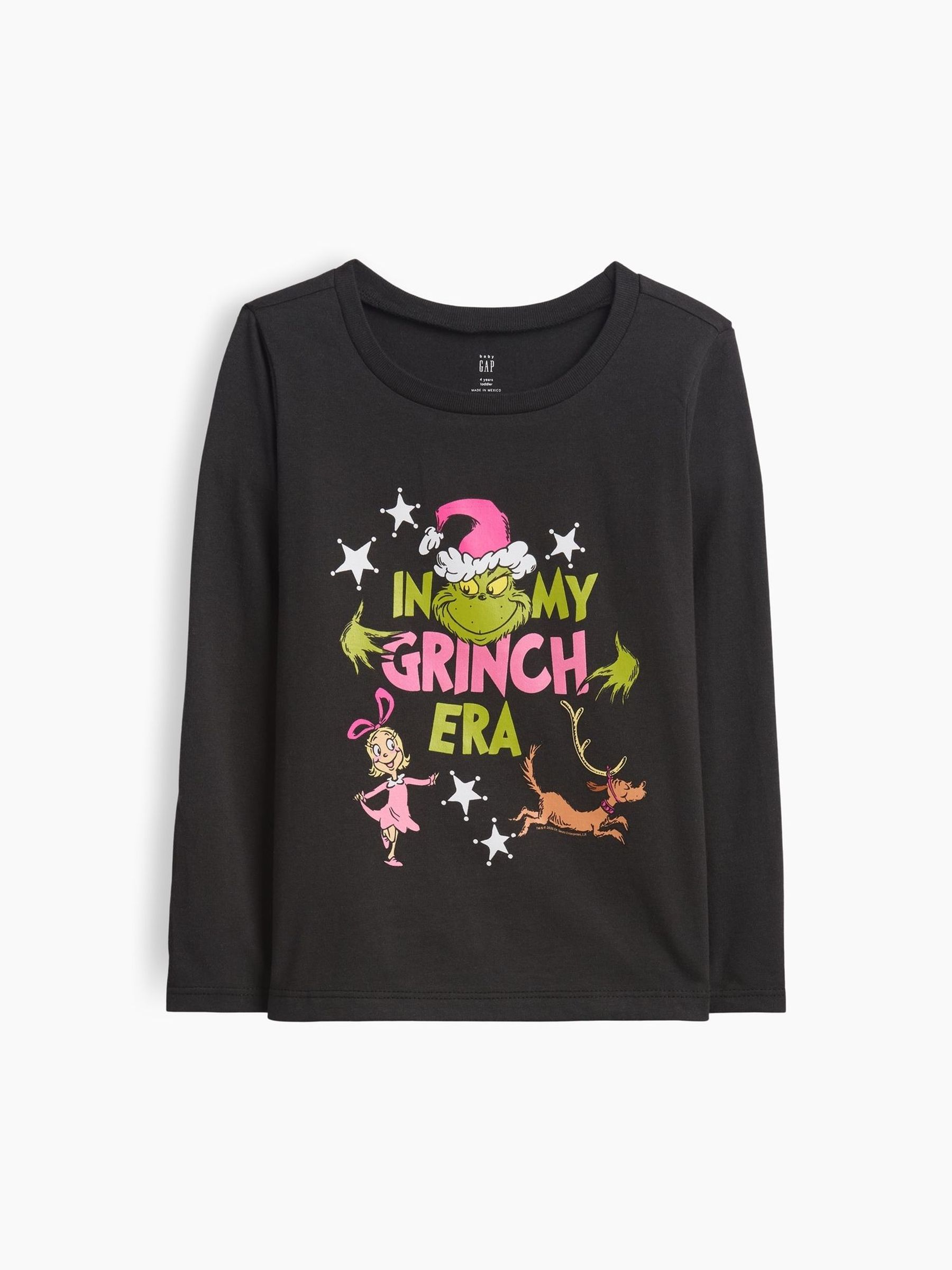 Black The Grinch - Graphic Long Sleeve T-shirt