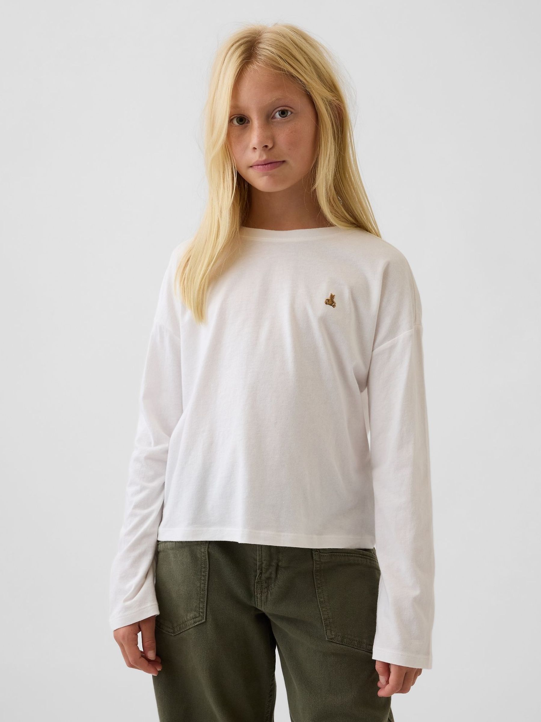 White - Oversized Long Sleeve T-shirt