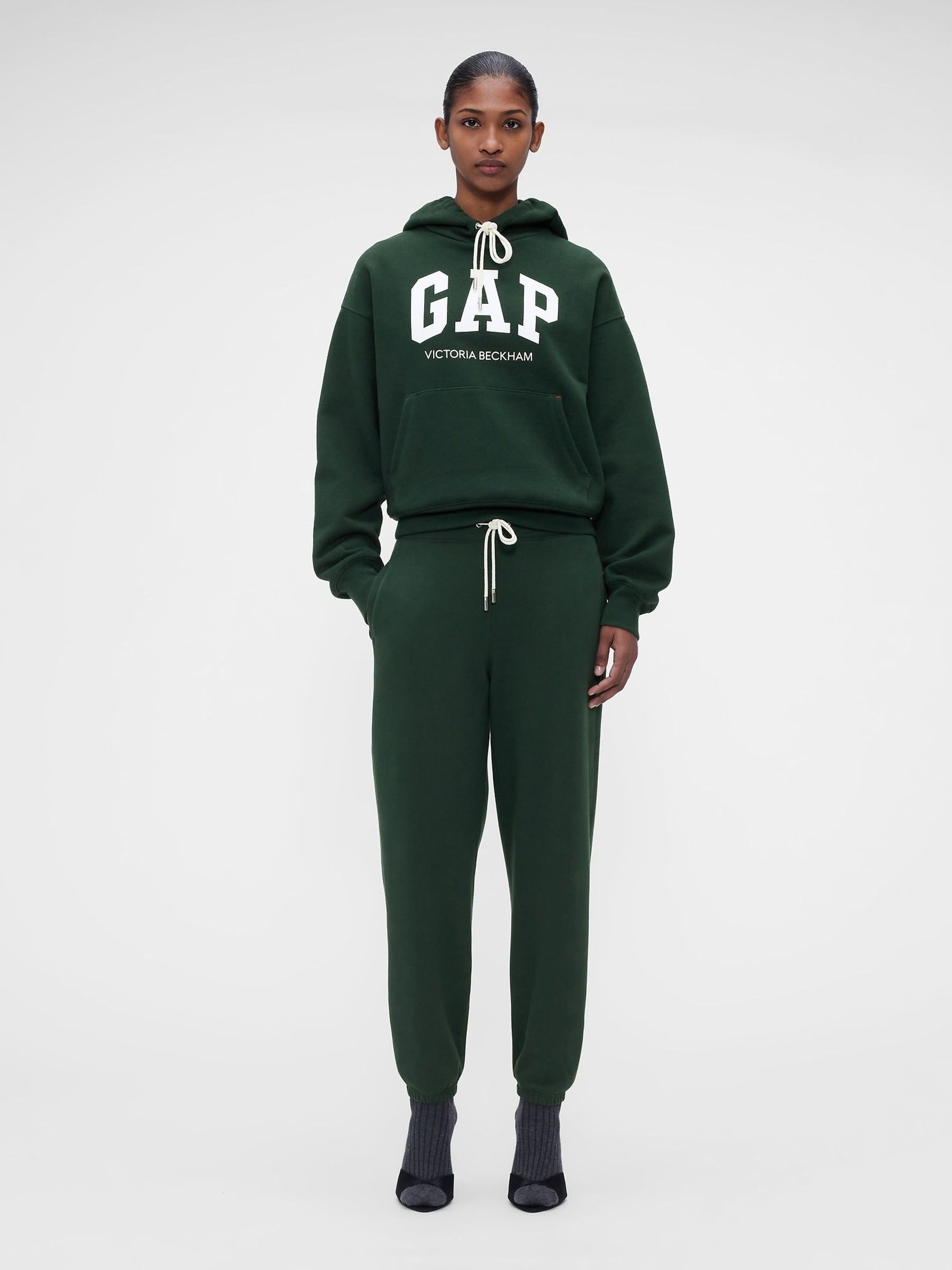 Gap x Victoria Beckham Green - Heavyweight French Terry Joggers
