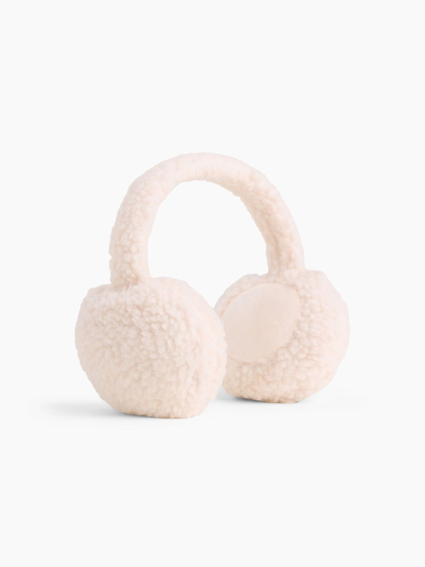 Cream - Sherpa Earmuffs