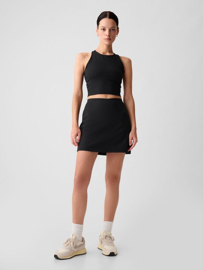 Black Cropped Sports Bra Tank Top (874567) | £25