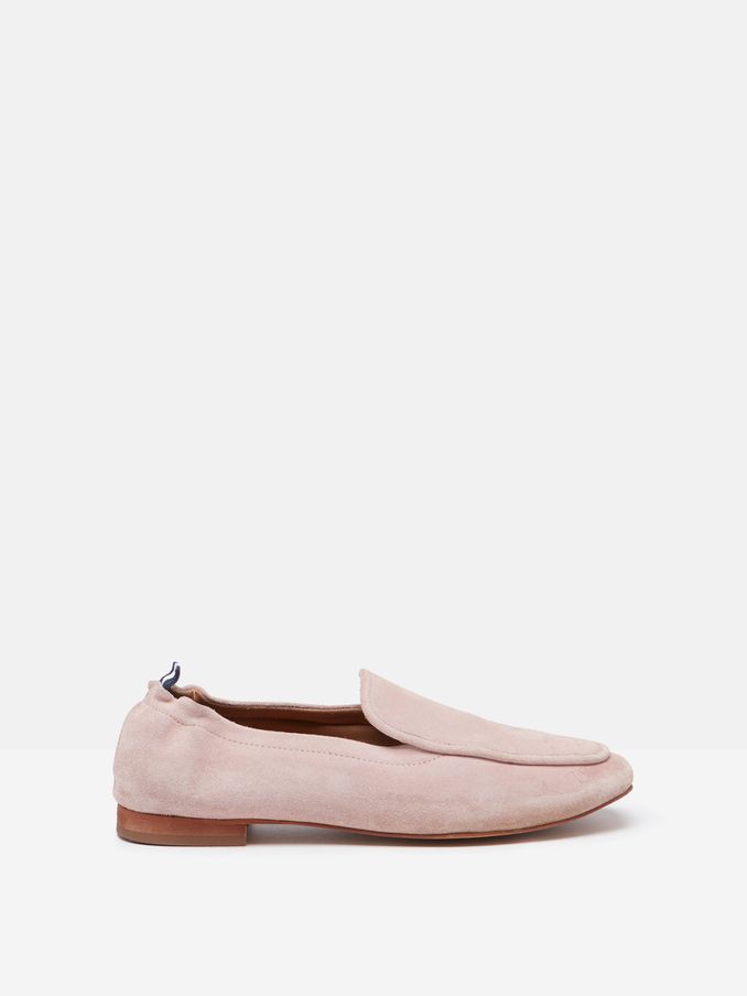 Sloane Narrow Fit Pink Suede Loafers (877500) | £27