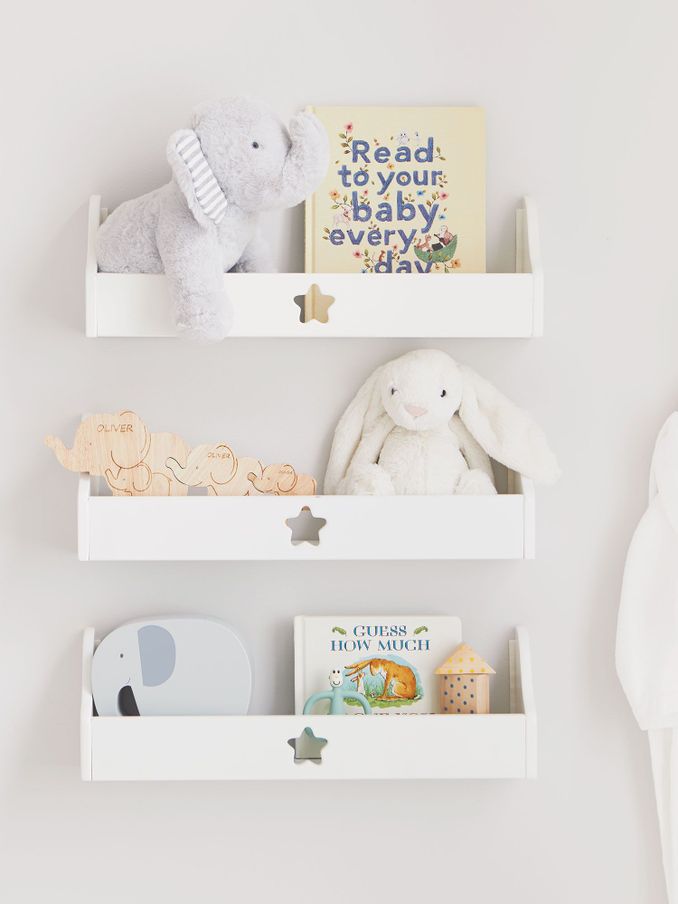 White Cubby Shelf (888796) | £24