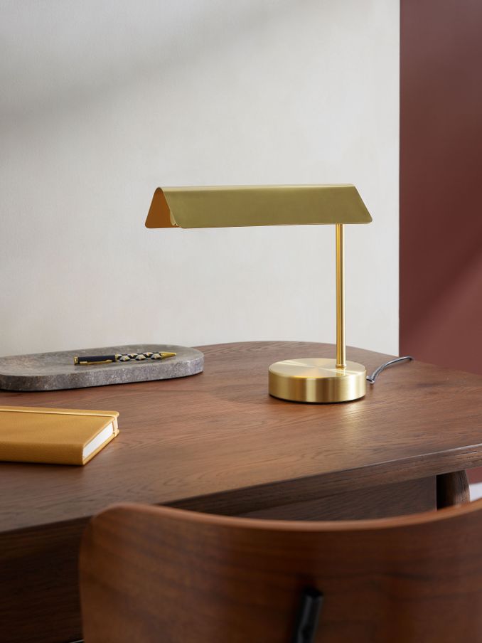Ellis Table Lamp in Brass (890739) | £75