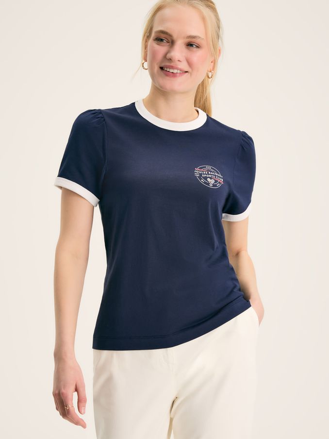 Erin Navy blue Short Sleeve T-Shirt (901319) | £14