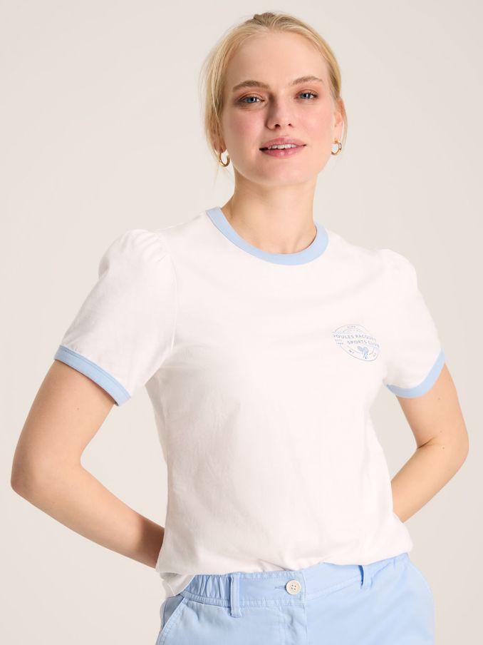 Erin Cream Short Sleeve T-Shirt (901687) | £14