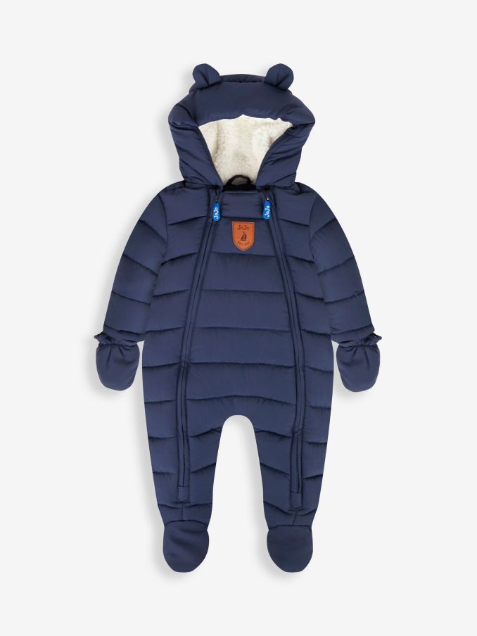 Navy Puffer Pramsuit (903454) | £29