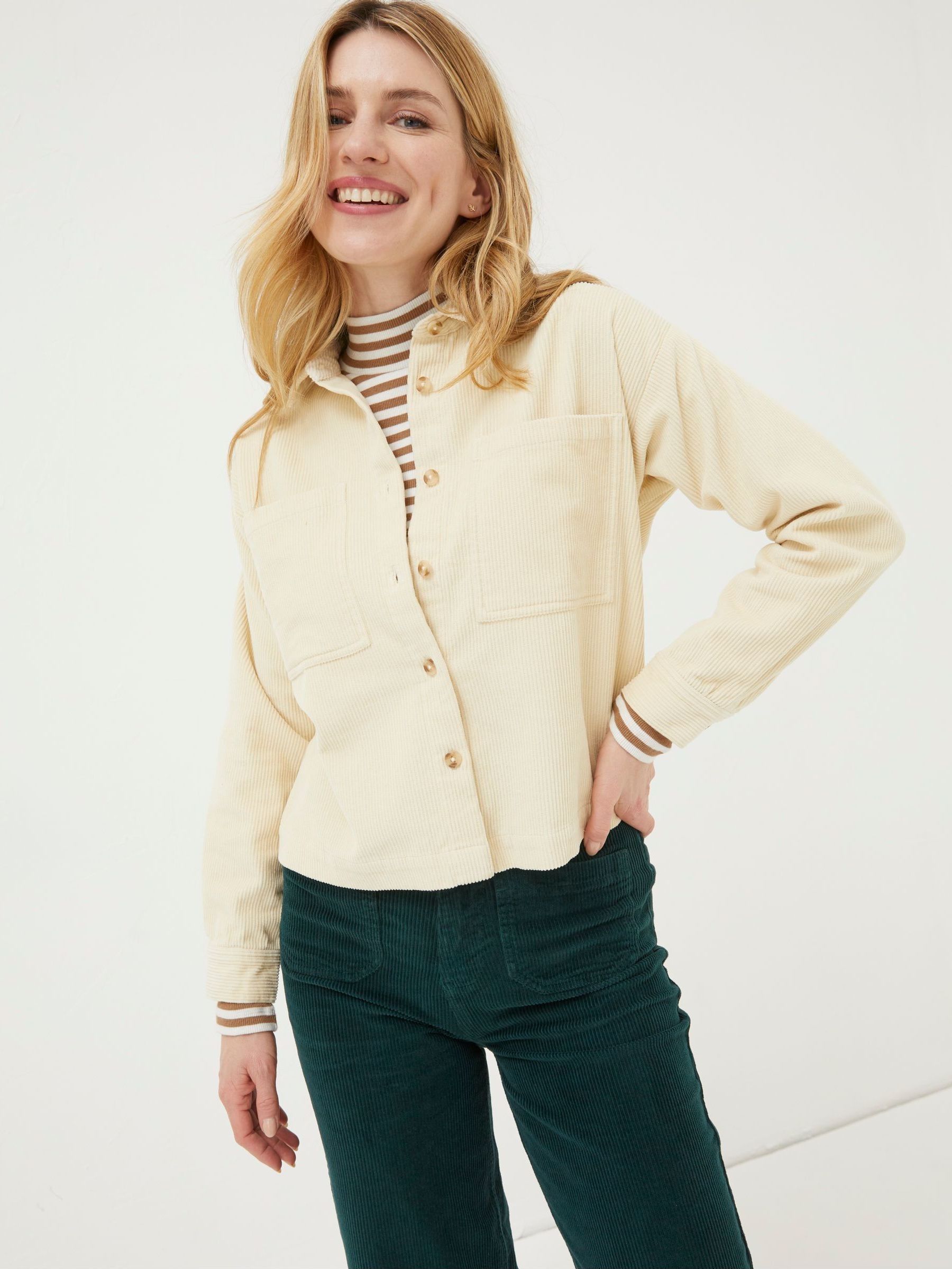Cream Combe Relaxed Cord Shirt (909062) | £30