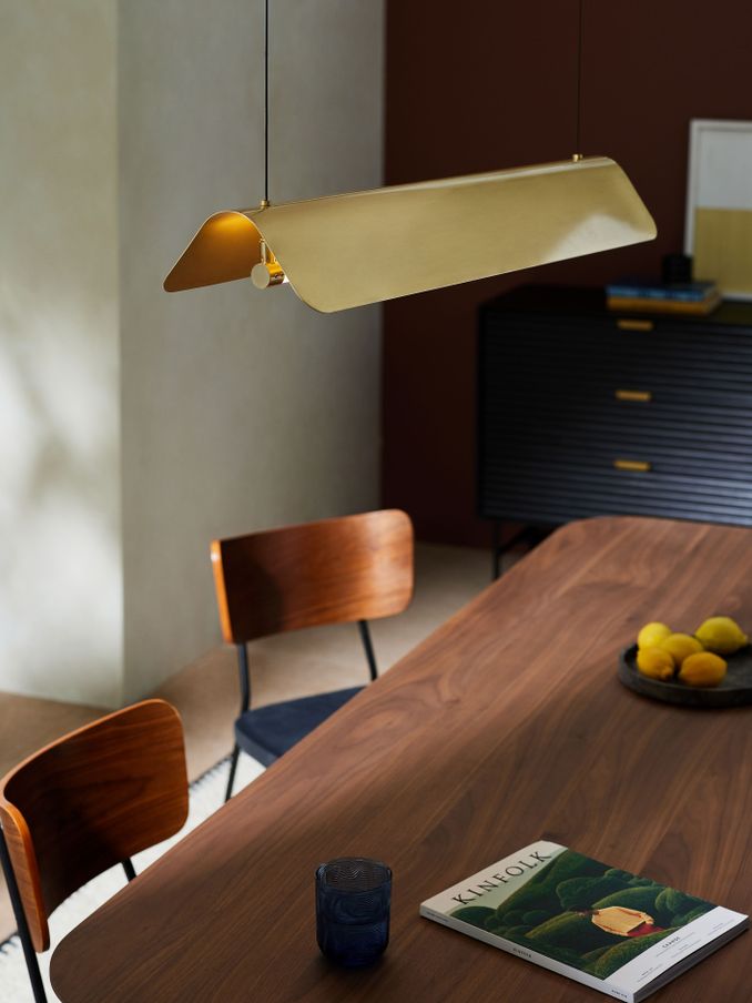 Ellis Ceiling Light in Brass (914083) | £48
