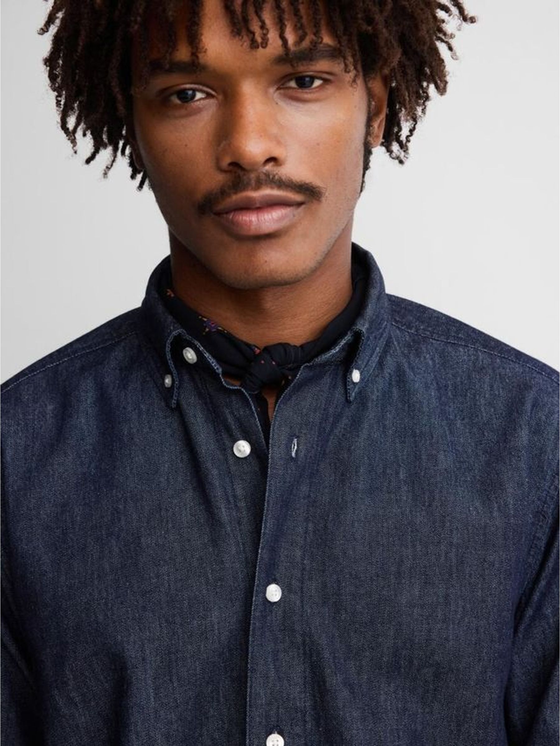 Gap x A.P.C. Navy - Regular Printed Scarf