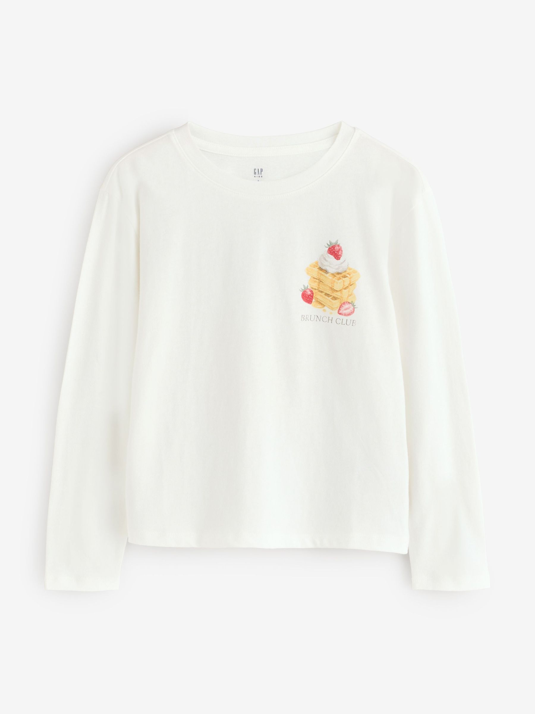 White Pancakes - Long Sleeve Graphic T-shirt