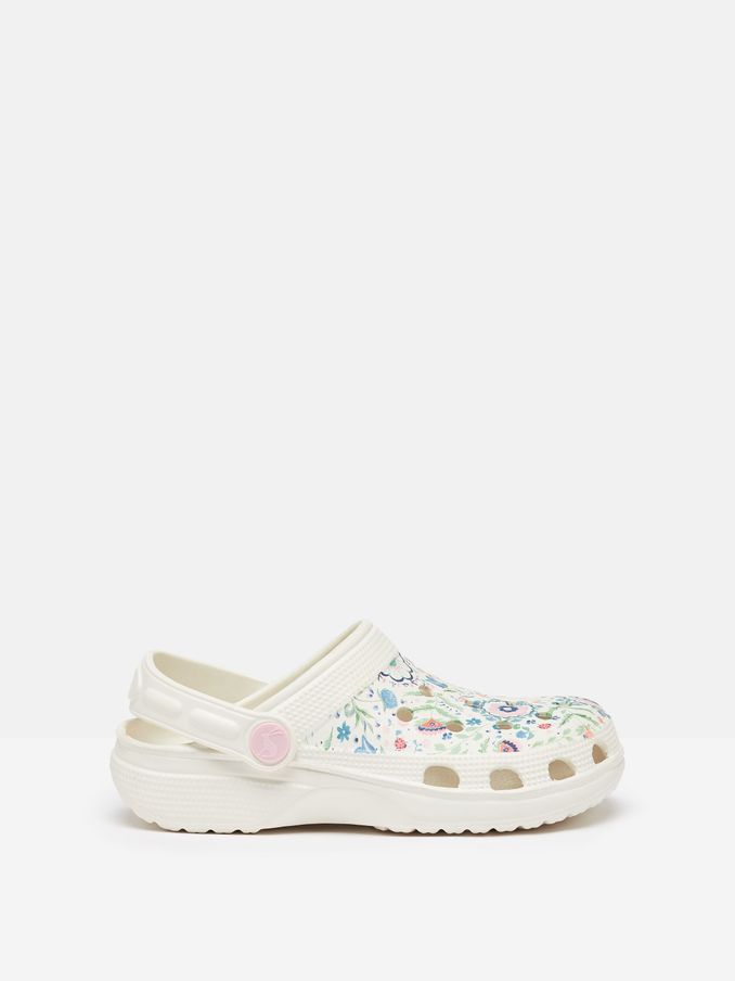 Girls' Poole Cream EVA Printed Clogs (920063) | £8