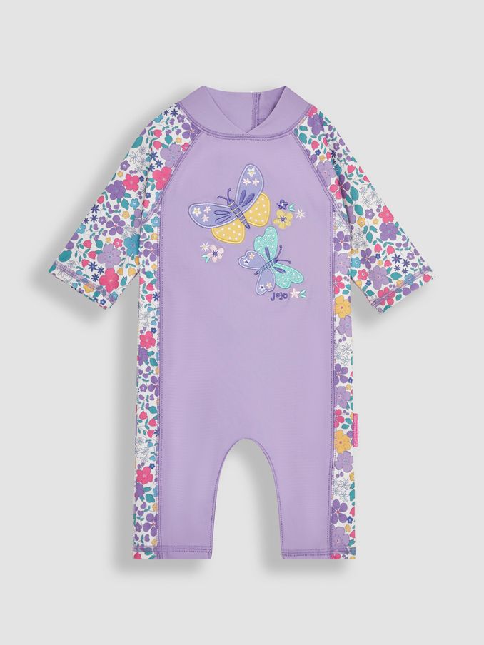 Pastel Floral UPF 50 1-Piece Sun Protection Suit (922452) | £22