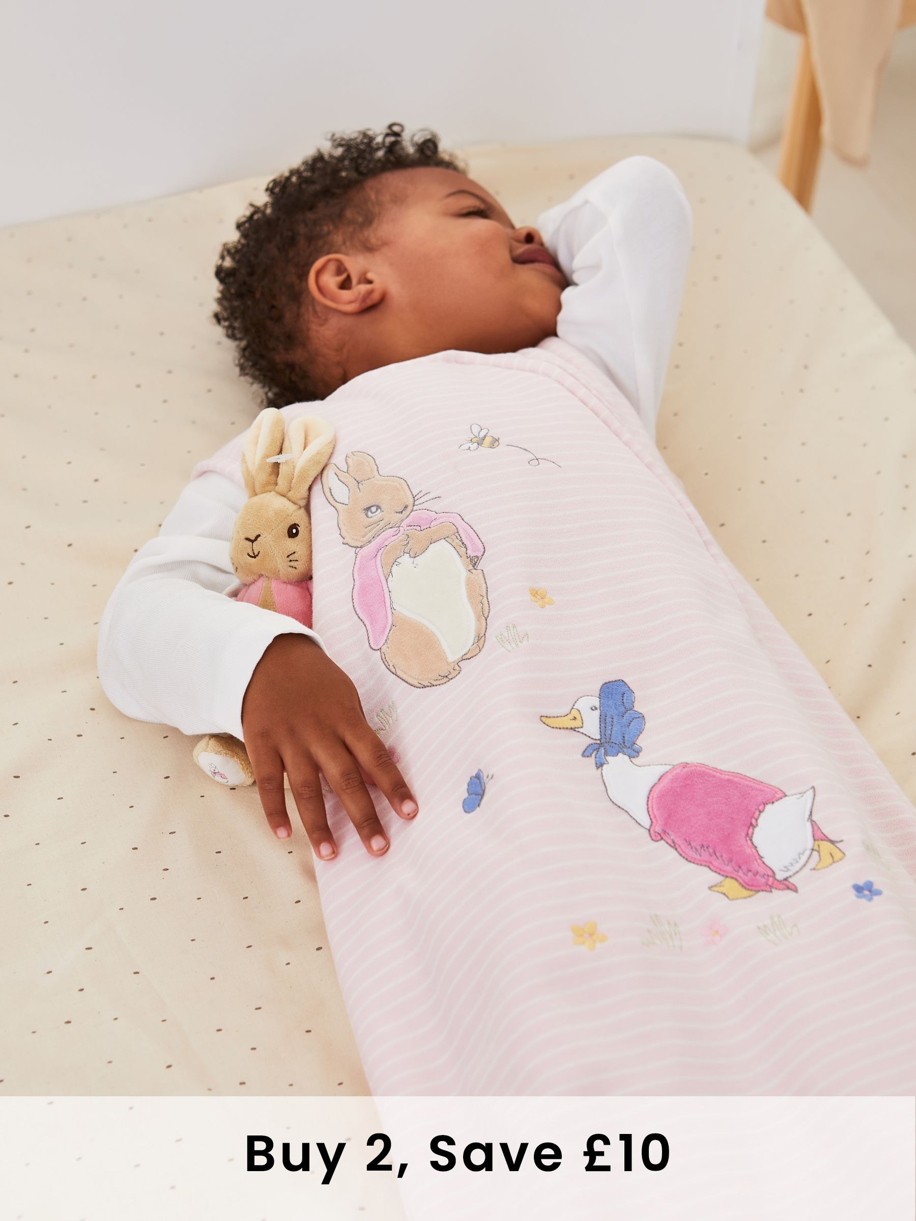 Flopsy Bunny Appliqué Toddler 2.5 Tog Sleeping Bag (931517) | £36