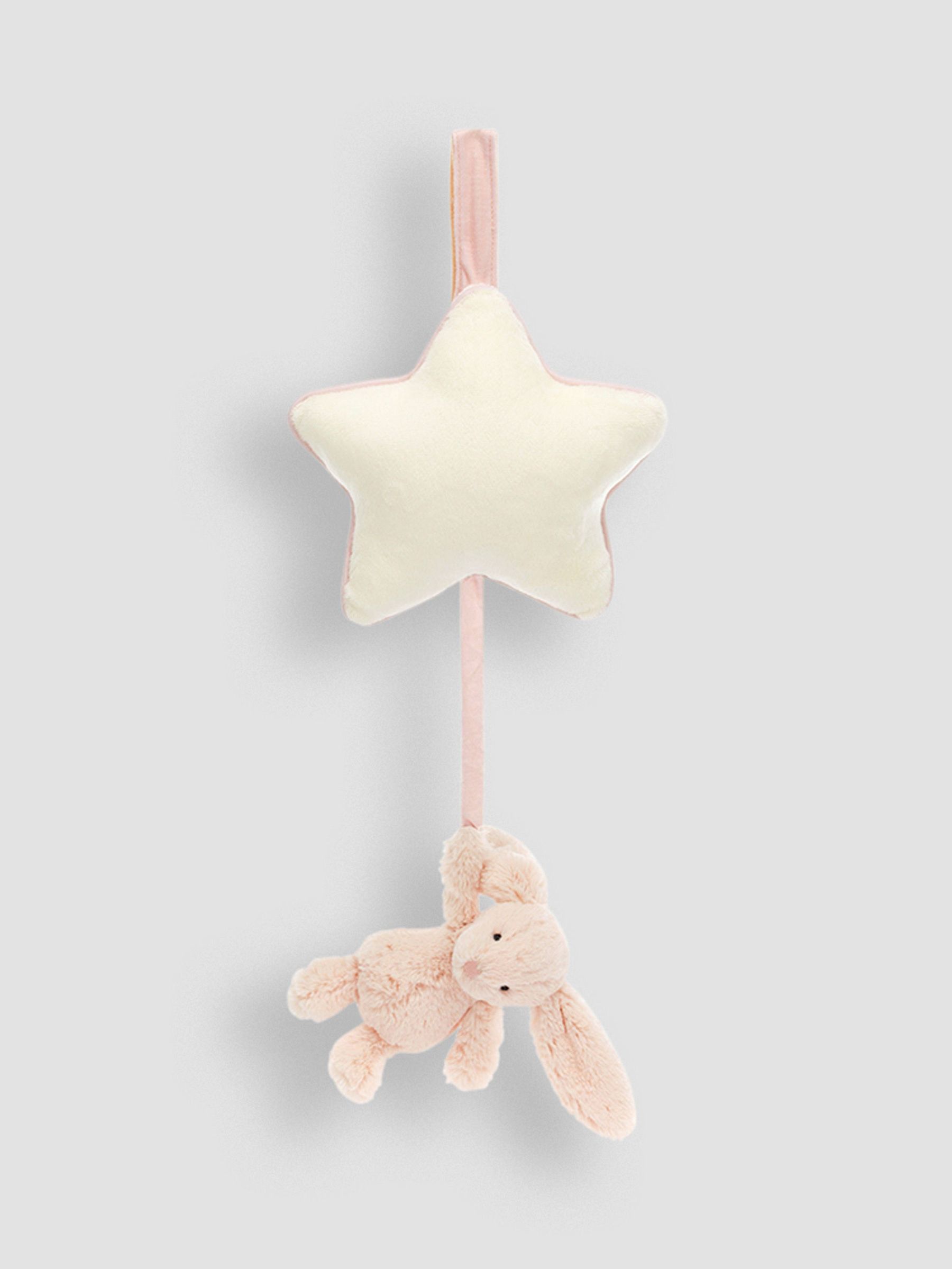 Jellycat Bashful Blush Bunny Musical Pull (932840) | £35
