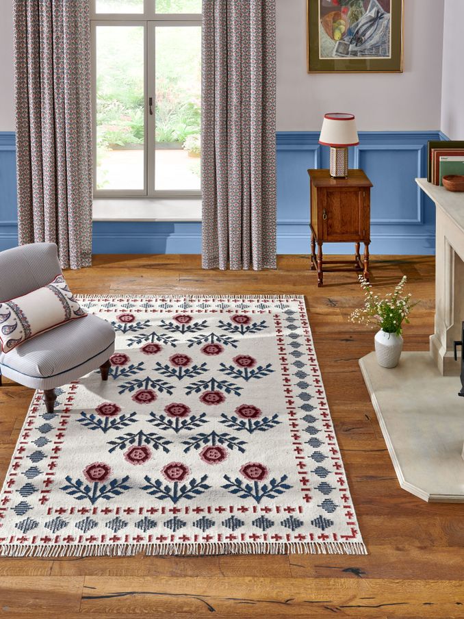 Multi Attingham Floral Wool Klim Rug (933977) | £200 - £350