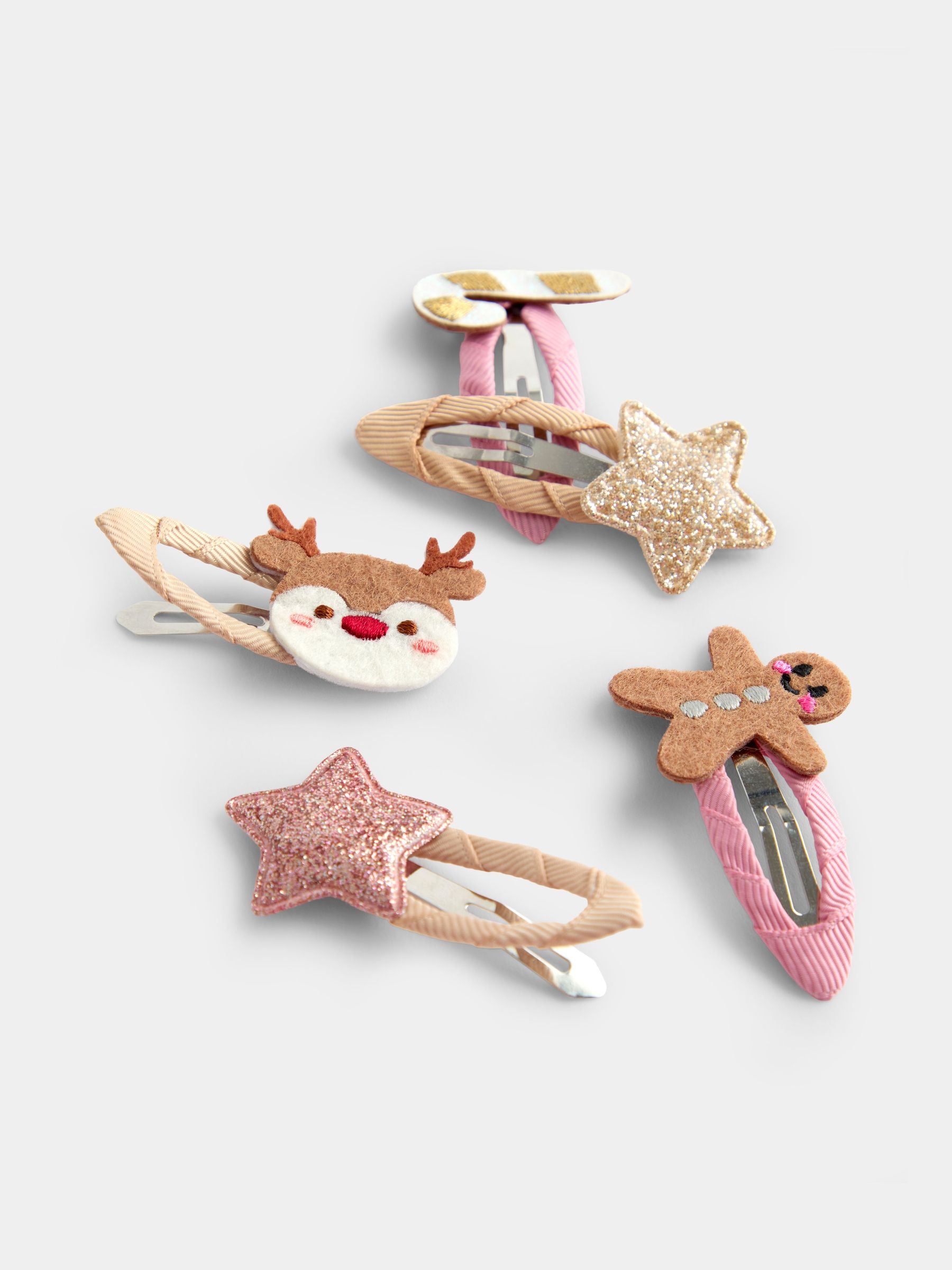 Natural - 5-pack Hair Accessories Set