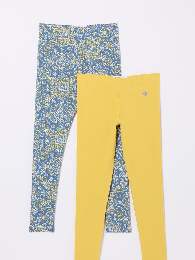 Blue Aztec Leggings 2 Pack (952101) | £10