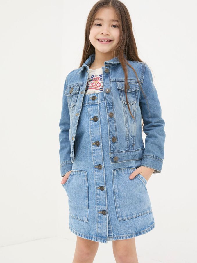 Light Blue Plain Denim Jacket (952560) | £16
