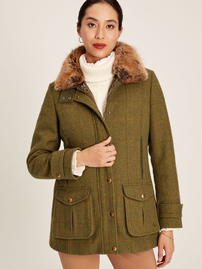 Fieldcoat Luxe Green Tweed Jacket with Removable Gilet (956845) | £179