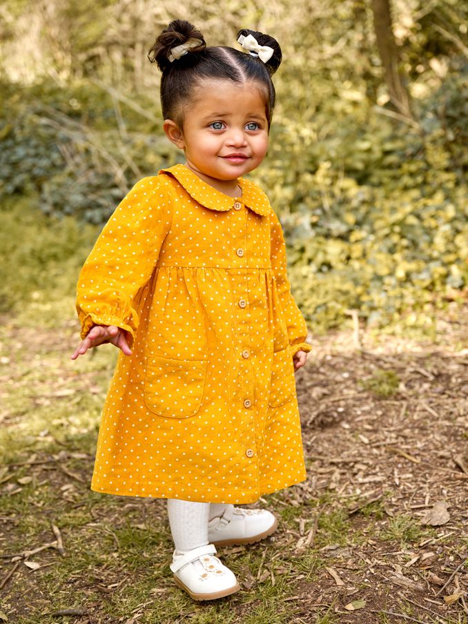 Mustard Yellow Cord Shirt Dress (966345) | £12