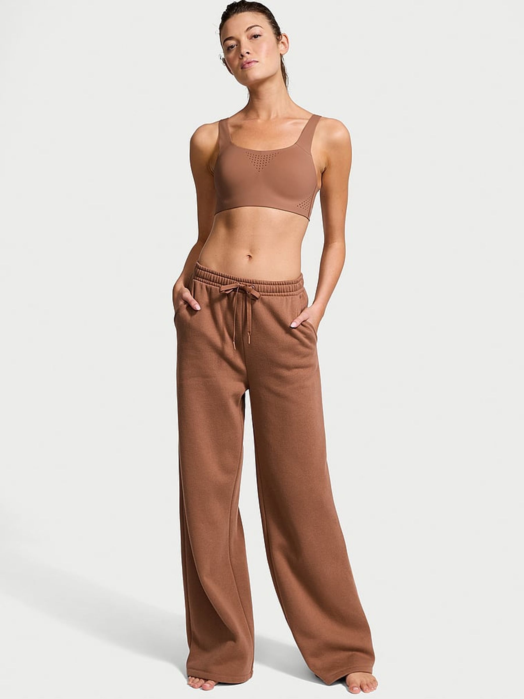Caramel Brown Wide Leg Wide Leg Joggers (967364) | £22
