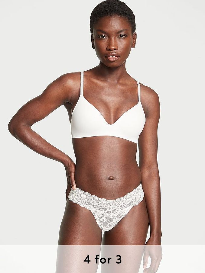 Coconut White Thong Knickers (971993) | £9