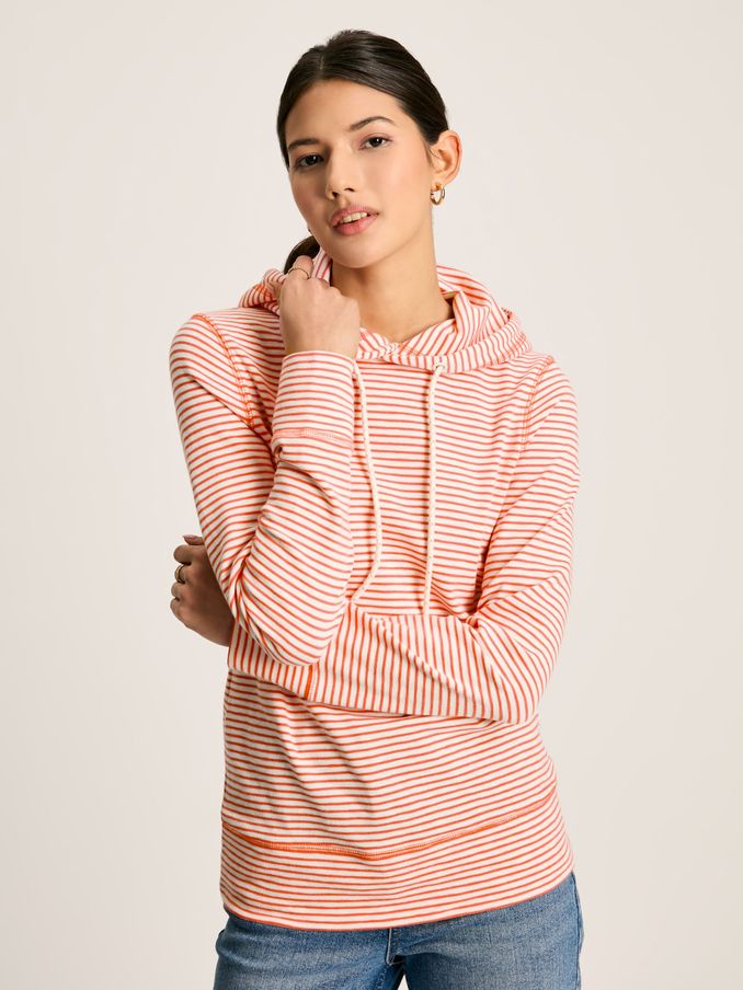 Marlston Red Stripe Slim Fit Hoodie (981204) | £31