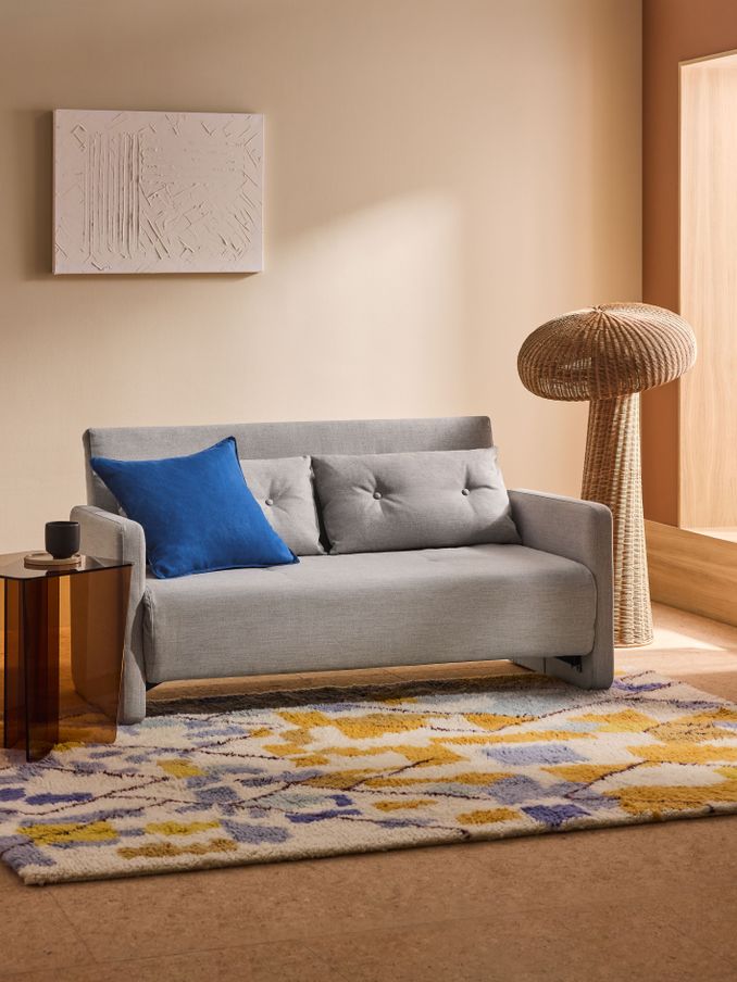 Haru 2 Seater Sofa Bed in Pebble Grey (992058) | £625