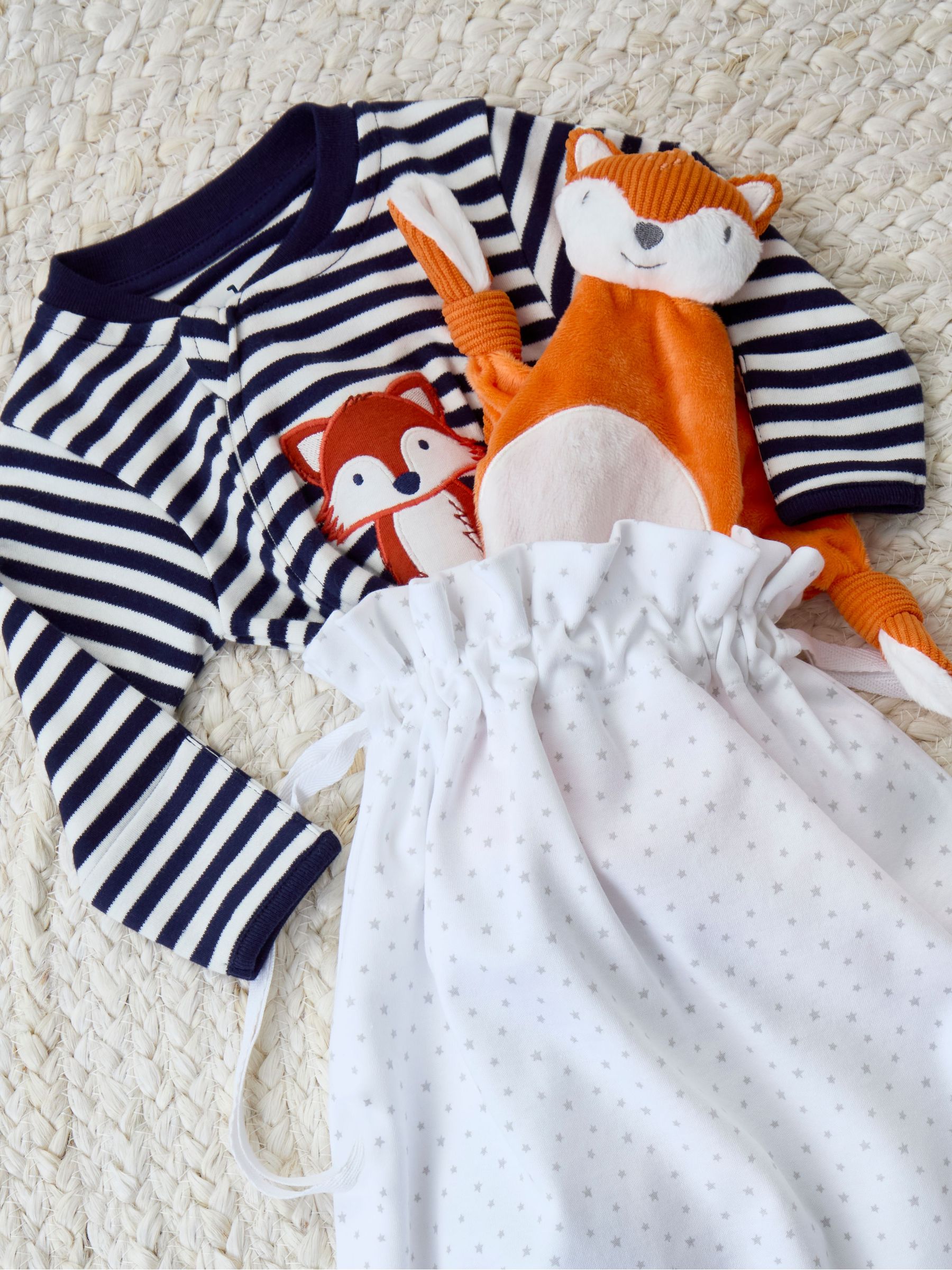 Fox - Zip Sleepsuit & Comforter Set (0-3months)