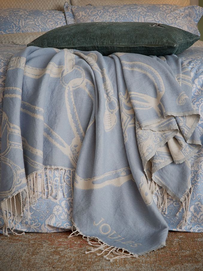 Blue Bridle Throw (AA0840) | £150
