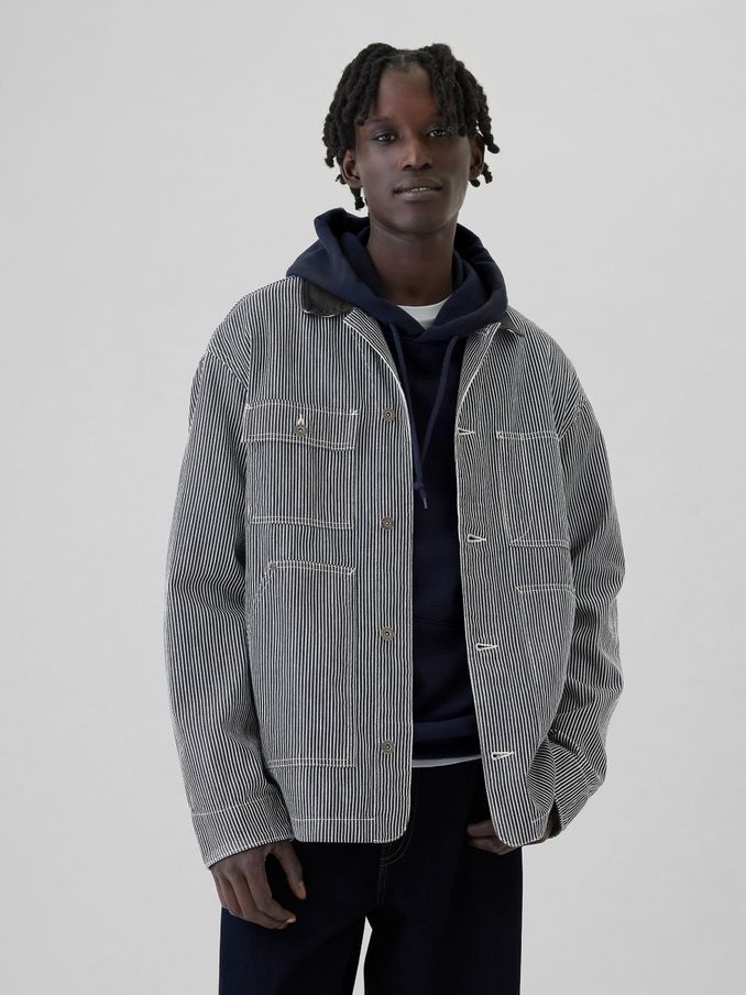Blue Railroad Denim Chore Jacket (AA1429) | £35