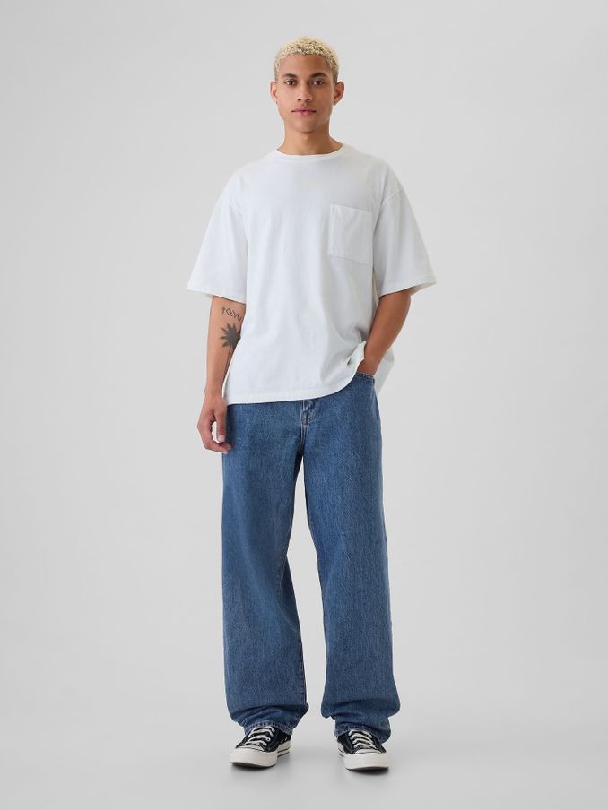 Blue Loose Fit Baggy Jeans (AA1473) | £45