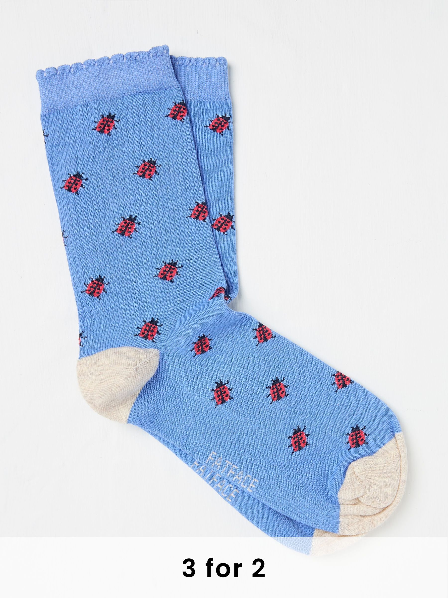 Blue Ladybird Women's Socks (AA4148) | £7.50