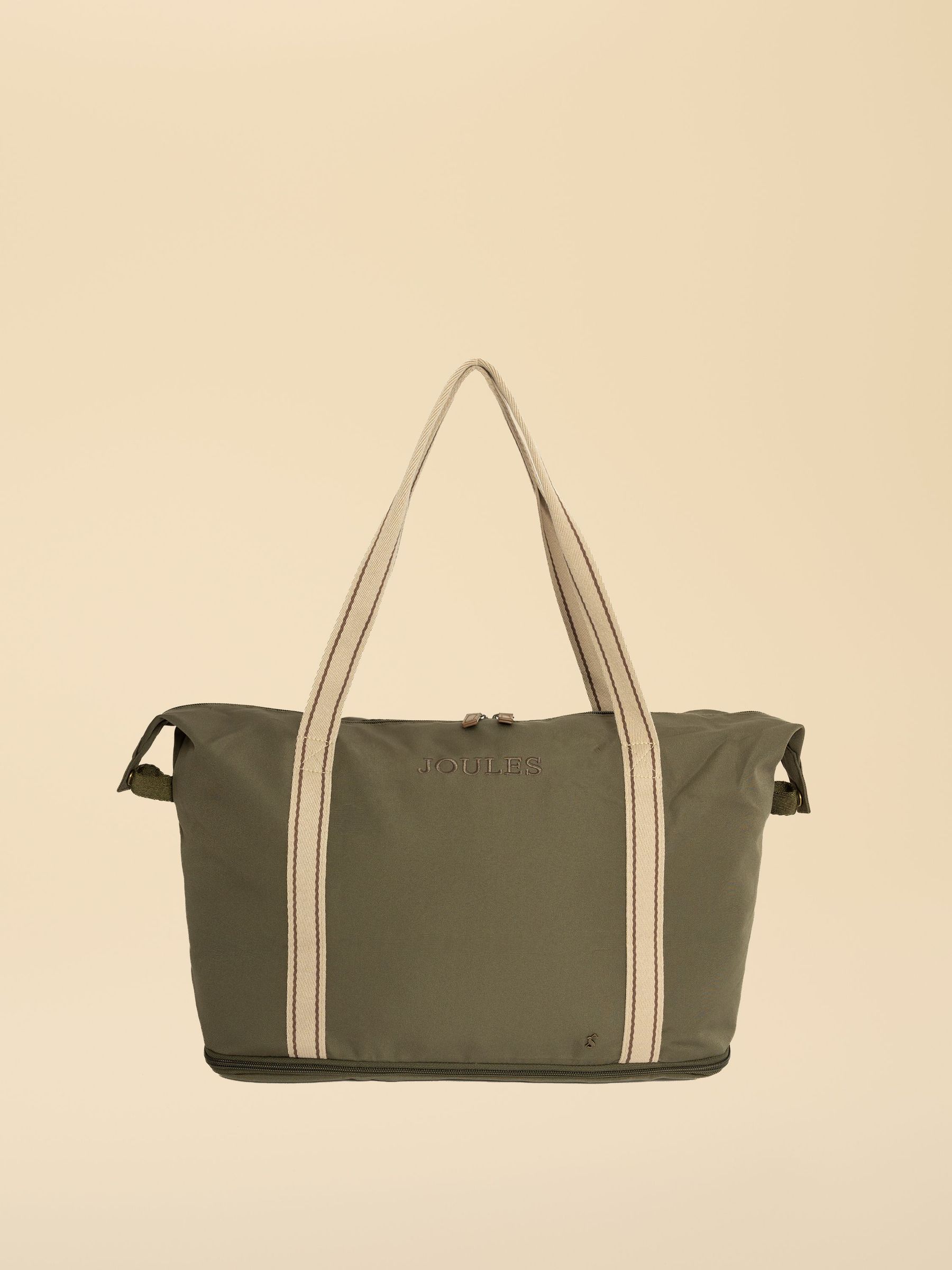 Khaki - Joules Packaway Duffle Bag