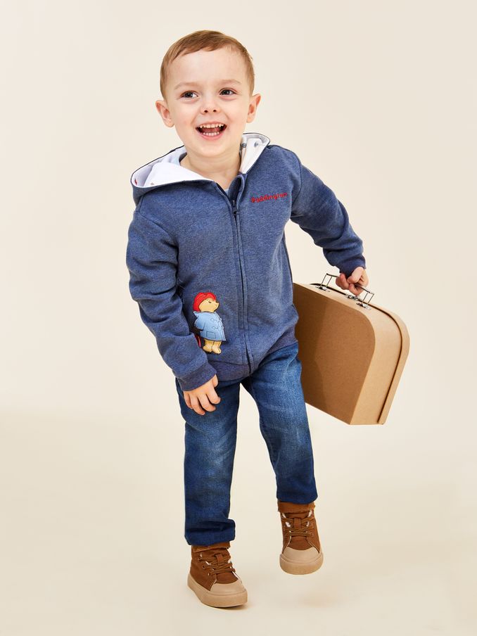 Navy Paddington Appliqué Hooded Sweatshirt (AA7262) | £26.50