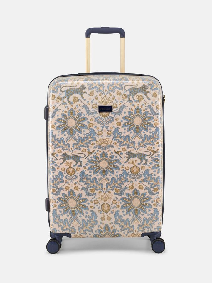 Damask Print Medium Four Wheel Hard Shell Suitcase (AA8666) | £189