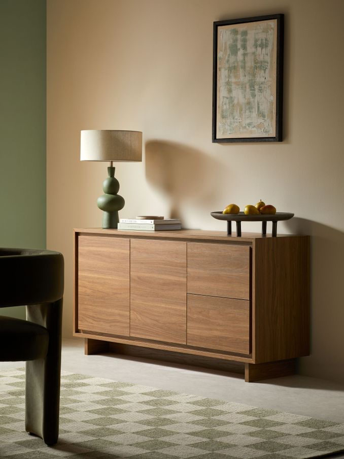 Kaci Large Sideboard in Dark Walnut Effect (AB1488) | £429