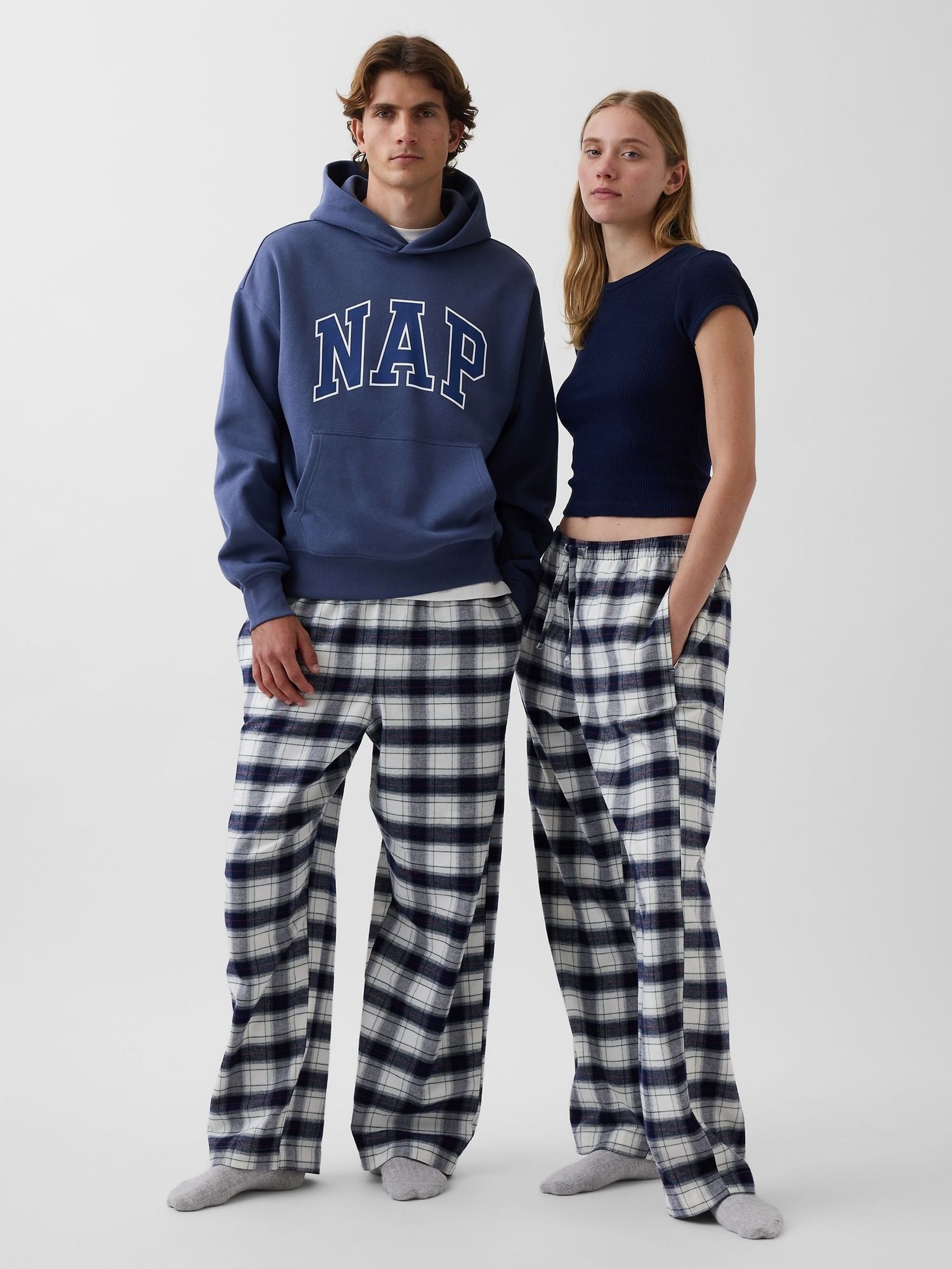 Navy Check - Softest Flannel Pyjama Bottoms