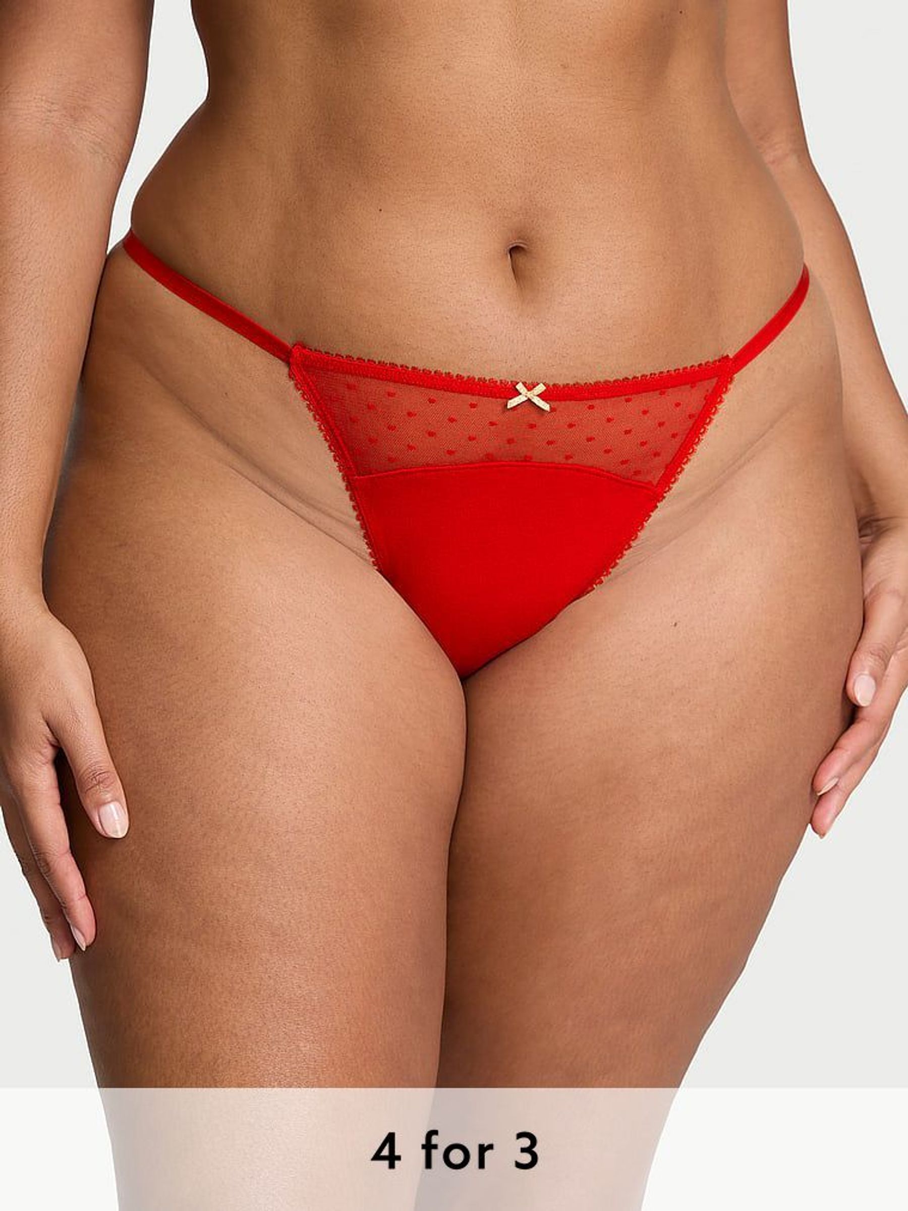 Lipstick Red G String Knickers (AB2804) | £9