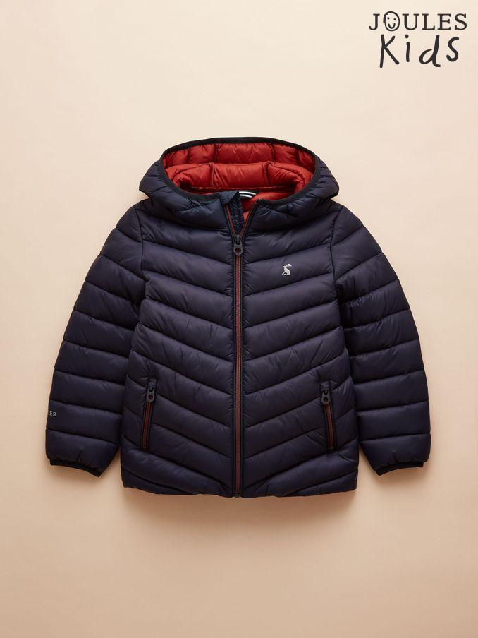 Kids' Cairn Navy Blue Showerproof Padded Coat (AB2842) | £29 - £35