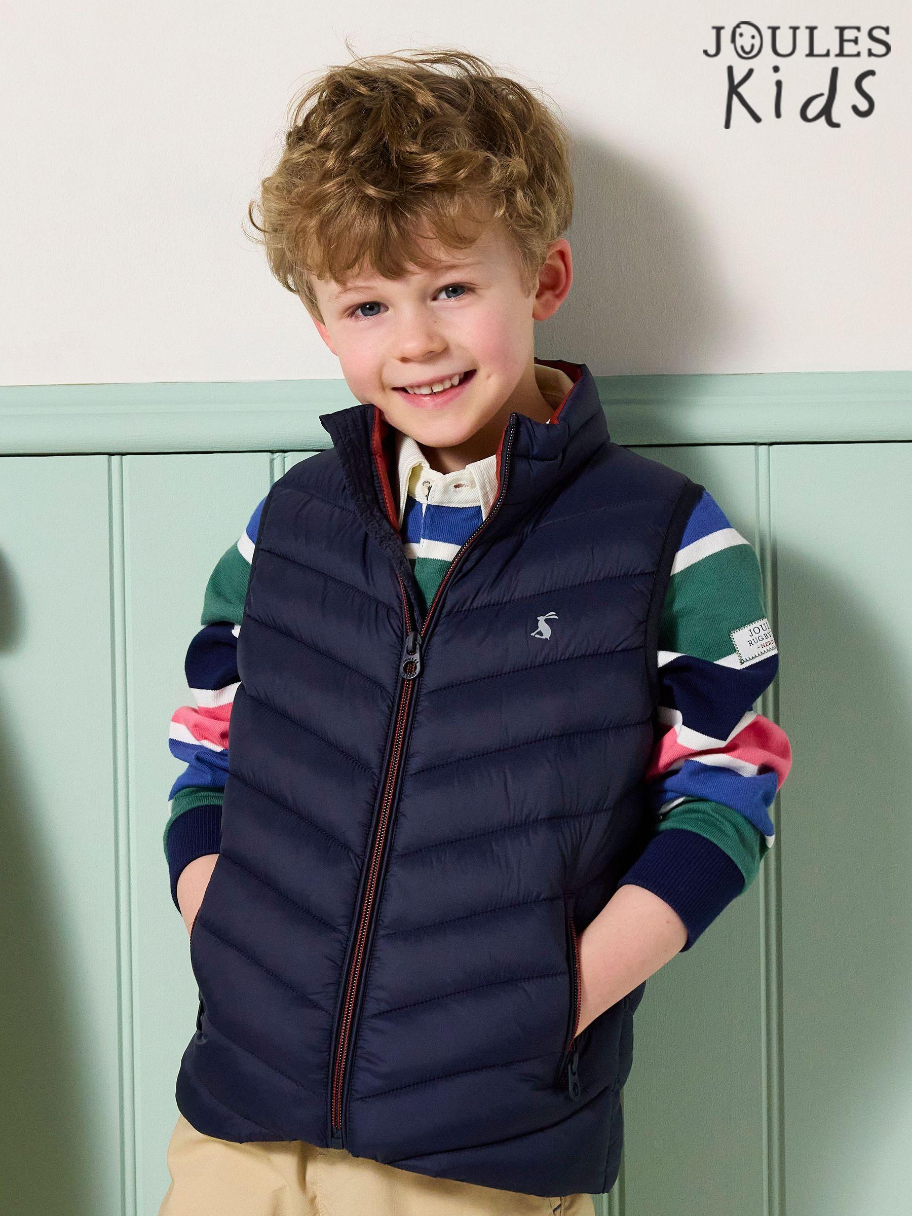 Boys' Crofton Gilet Navy Blue Showerproof Padded Gilet (AB2897) | £24 - £30